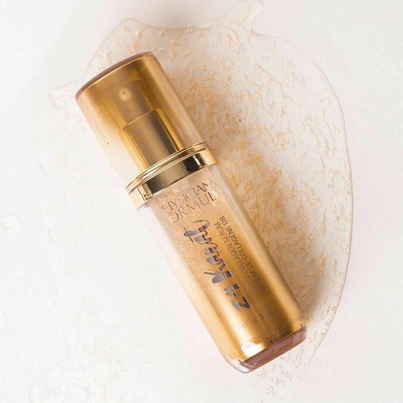 Physicians Formula 24 Karat Gold Collagen Serum Vegan Skin Rejuvenating 1 oz - Picture 1 of 2